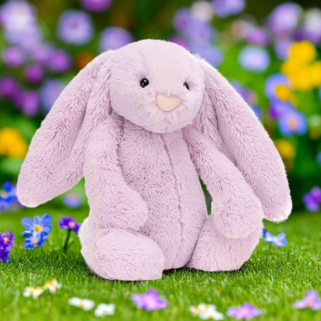 Jellycat Bashful Lilac Bunny Medium