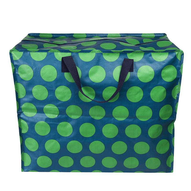 Green On Blue Spotlight Jumbo Storage Bag