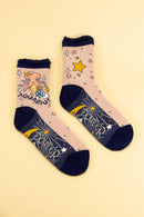 Aquarius Zodiac Ankle Socks