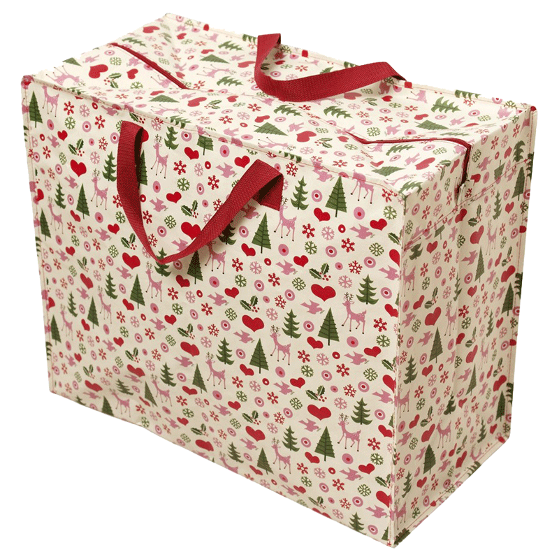 Jumbo Storage Bag 50's Christmas by Rex London