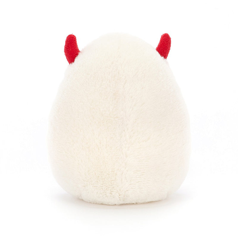 Jellycat Amuseable Devilled Egg rear view sitting
