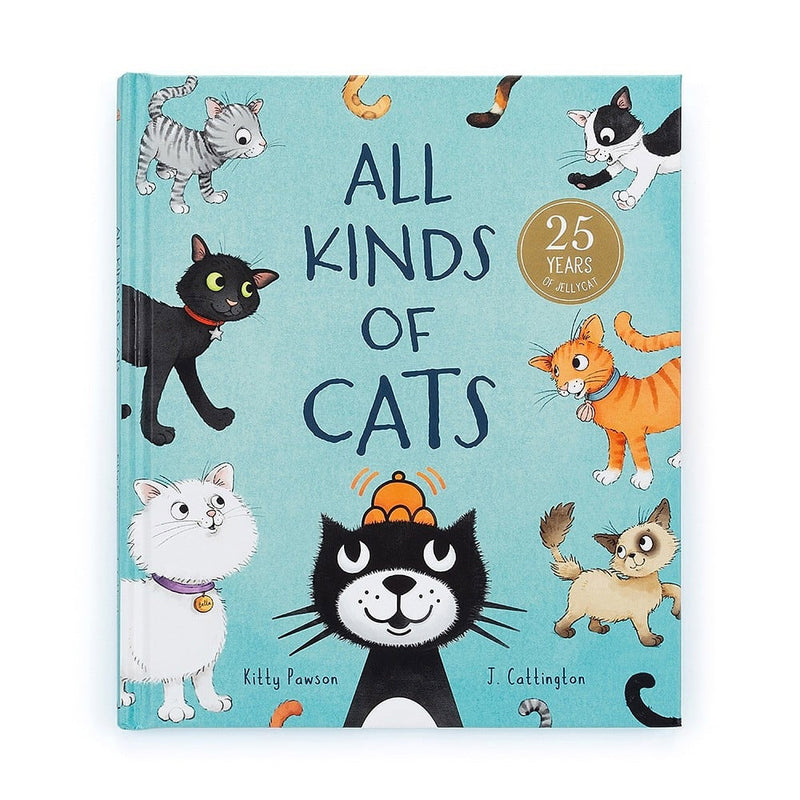 All Kinds of Cats Book Front Cover by Jellycat