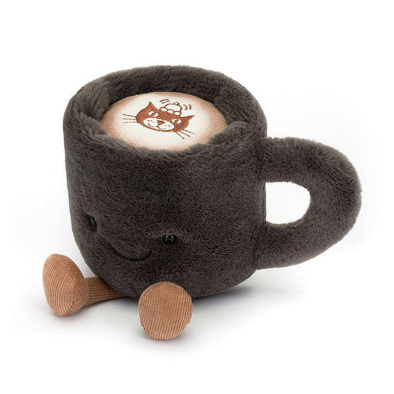 Jellycat Amuseable Coffee Cup top front view