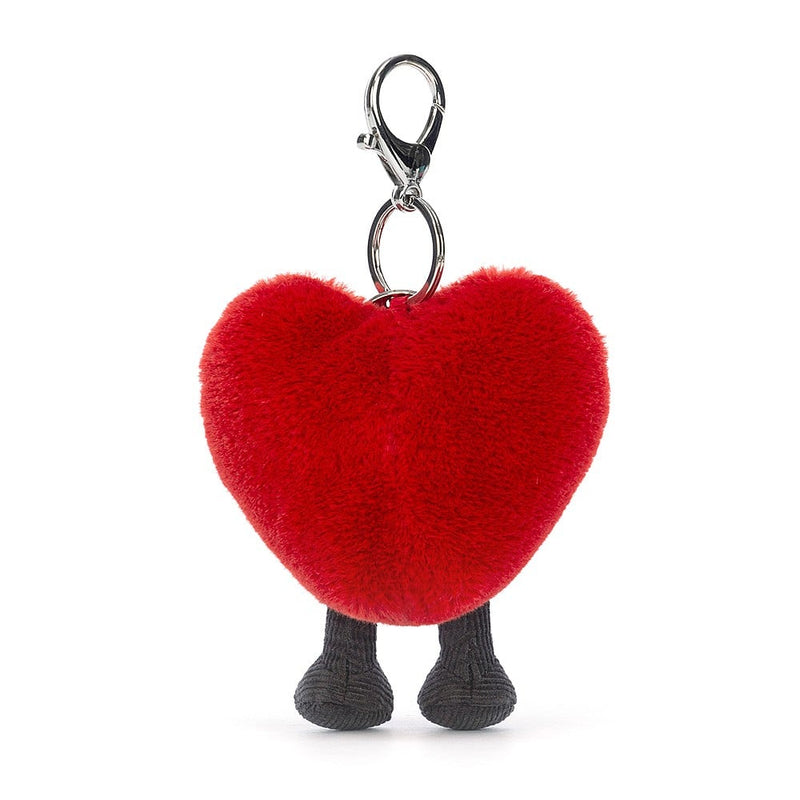 Jellycat Amuseable Heart Bag Charm rear view