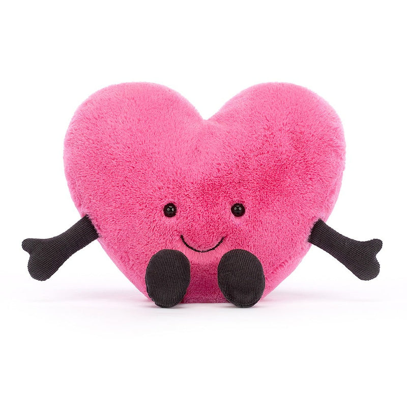 Jellycat Amuseable Pink Heart Large Front view