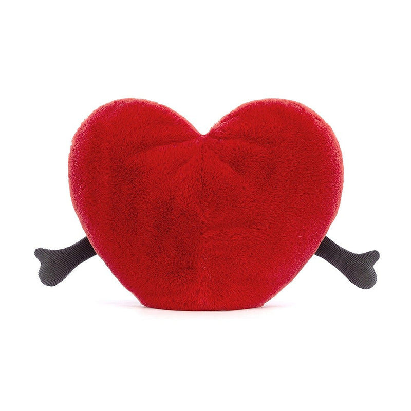 Jellycat Amuseable Red Heart Large rear view