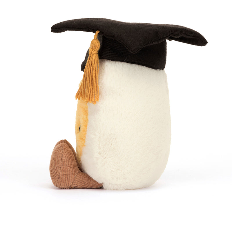 Jellycat Boiled Egg Graduate side view