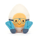 Jellycat Amuseable Boiled Egg Scuba front view