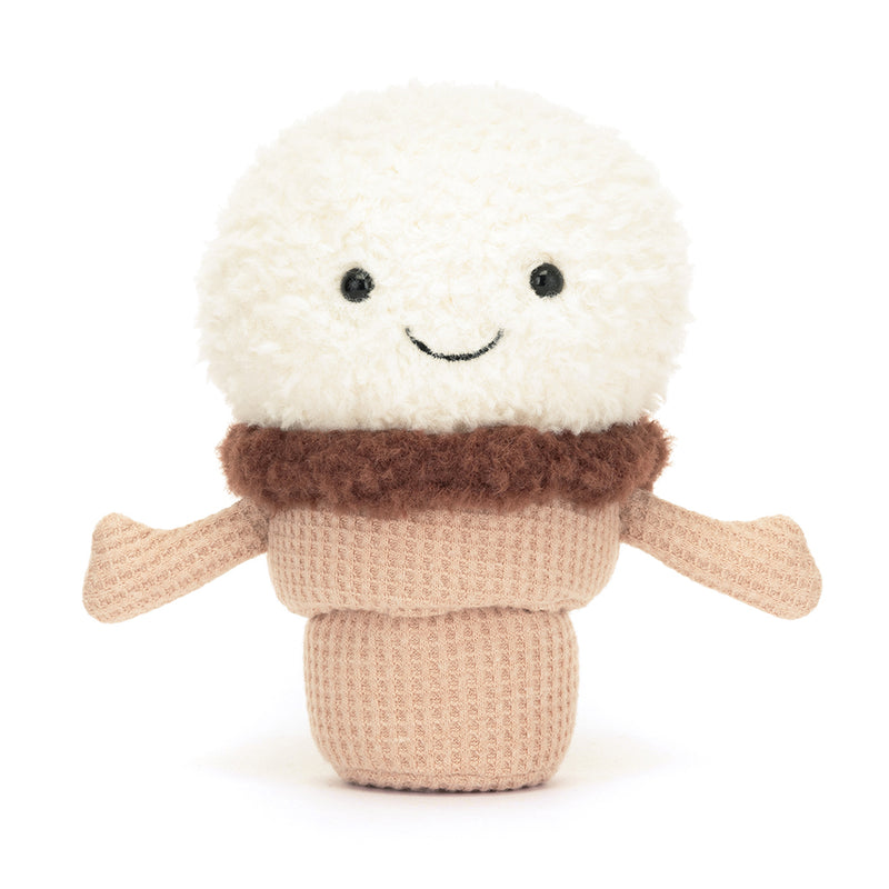 Jellycat Amuseable Ice Cream Cone front view