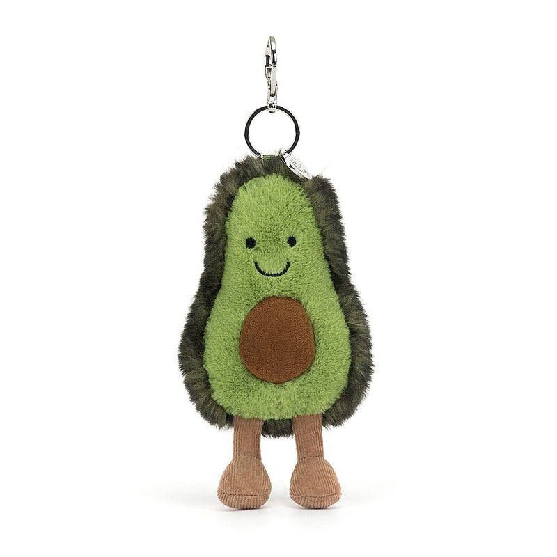 Jellycat Amuseable Avocado Bag Charm front view