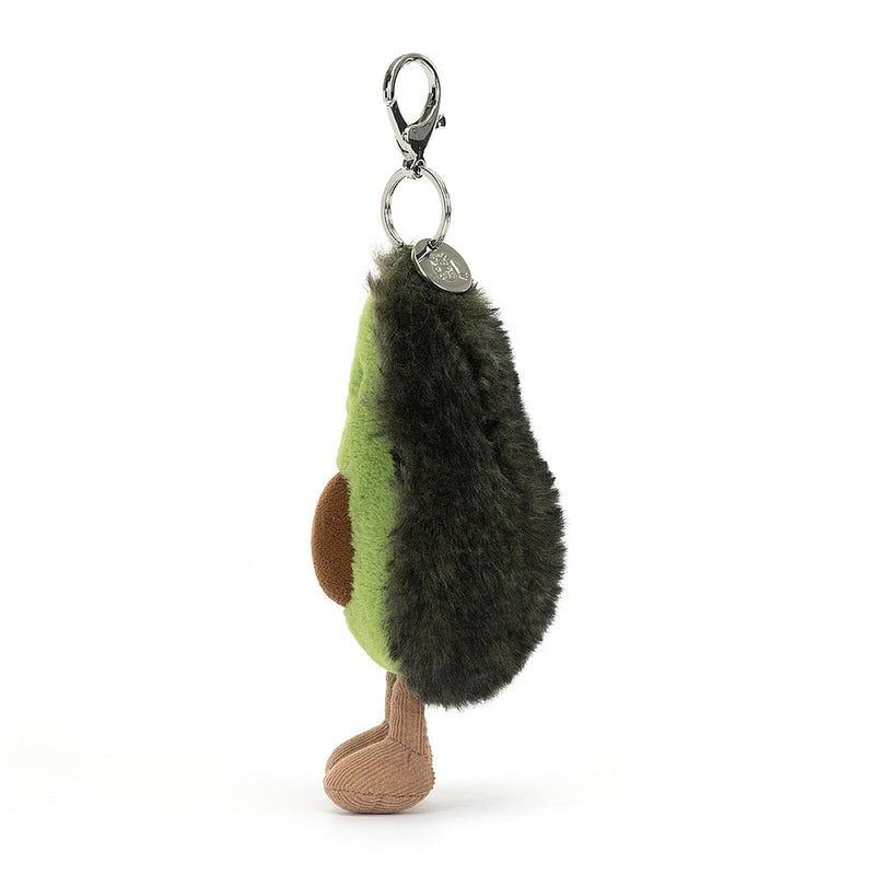 Jellycat Amuseable Avocado Bag Charm side view