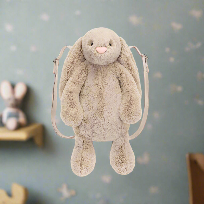 Bashful Beige Bunny Backpack