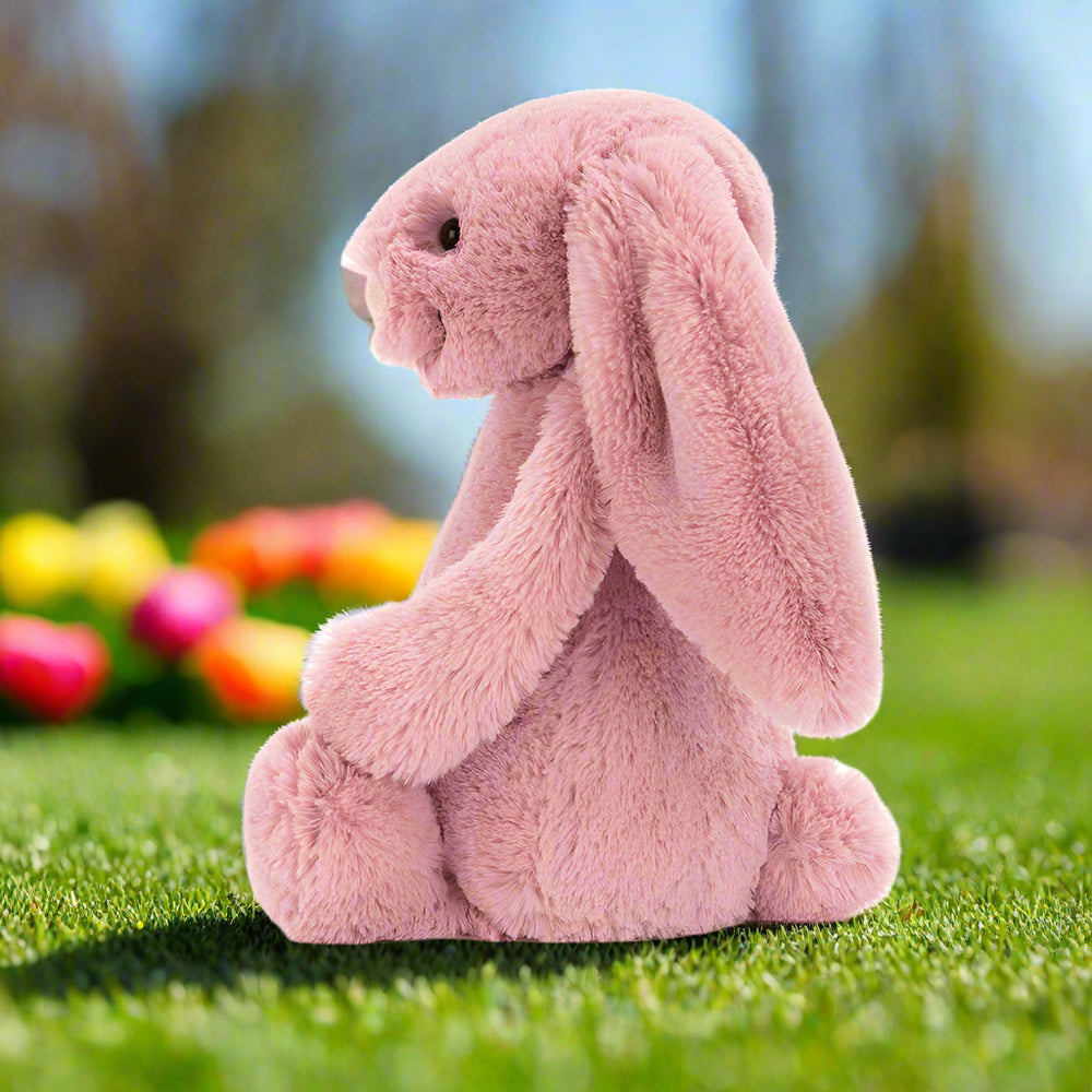 【】 Bashful Pink Bunny Medium Jellycat Bashful Hot Pink Bunny Medium