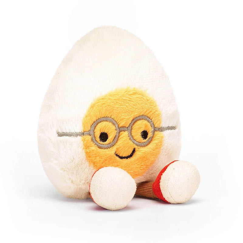 Jellycat Amuseable Boiled Egg Geek sitting