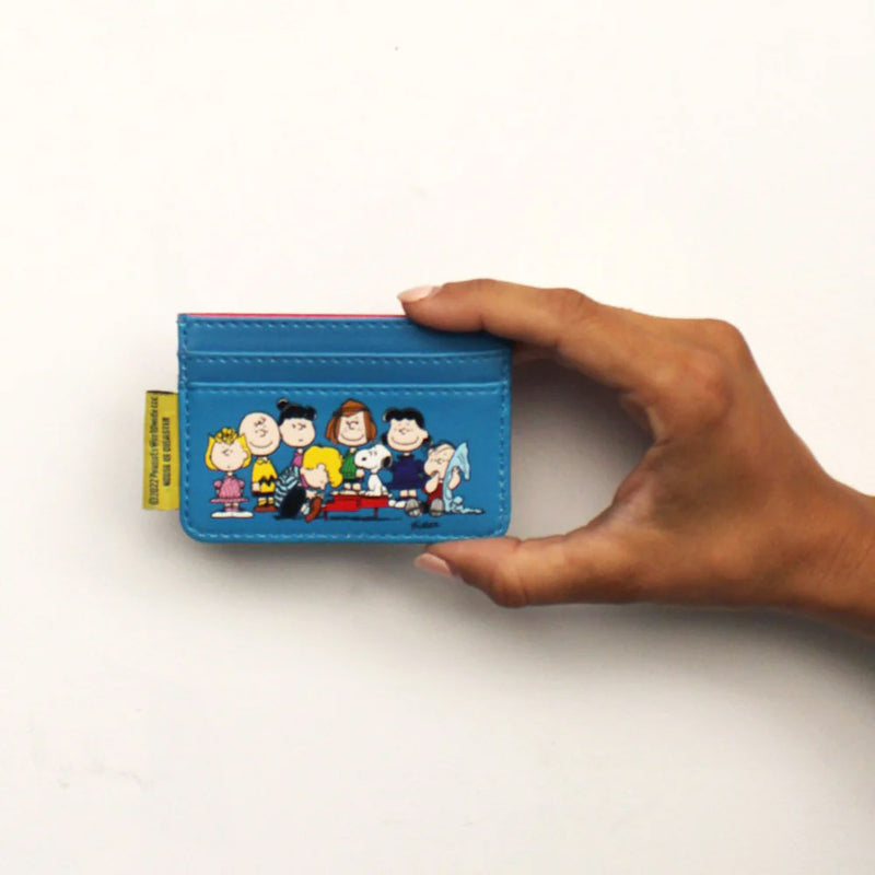 Peanuts Be Kind Card Holder held in hand