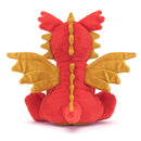 Jellycat Darvin Dragon rear view