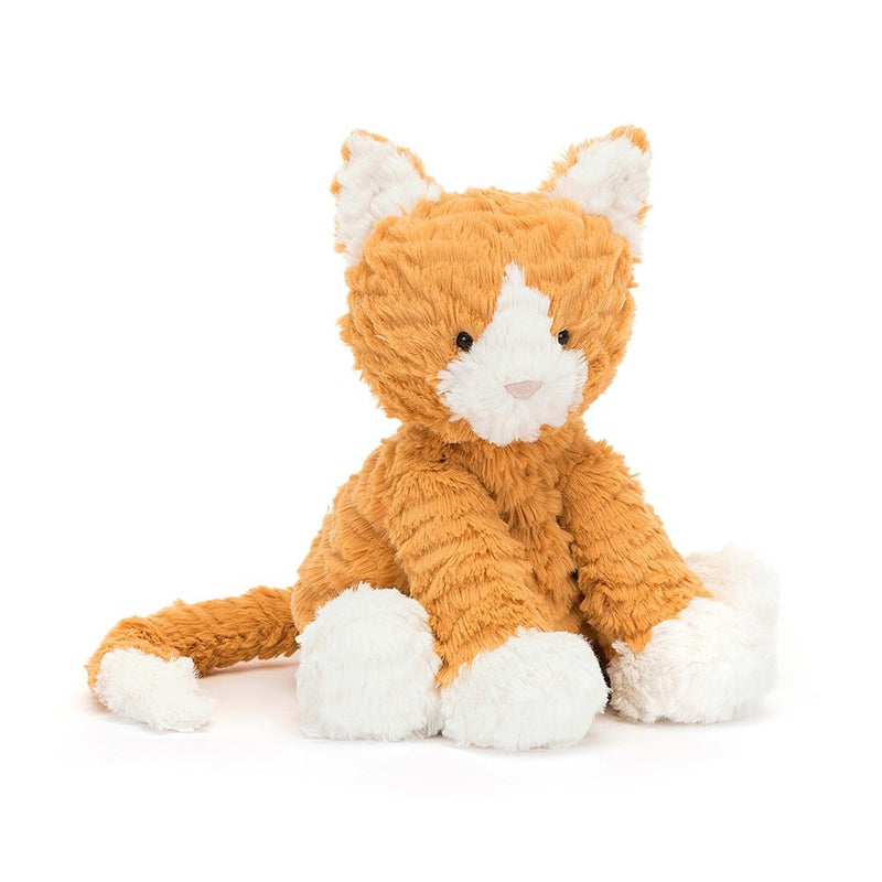 Jellycat Fuddlewuddle Ginger Cat front posing