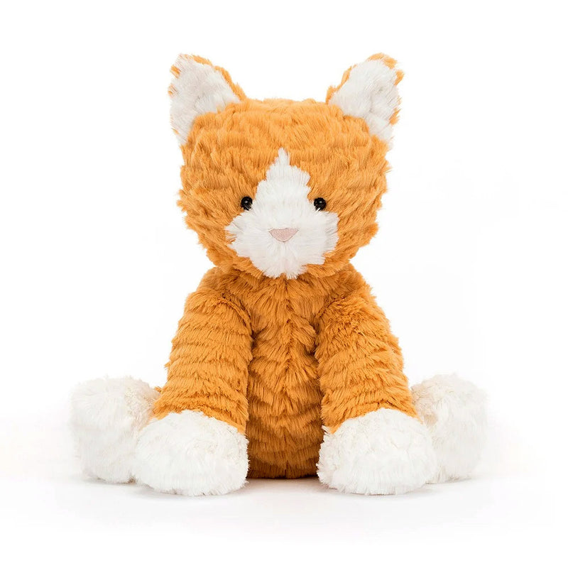 Jellycat Fuddlewuddle Ginger Cat front on view