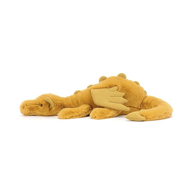Jellycat Golden Dragon Large side view