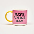 Snoopy and Peanuts Have a Nice Day Mug with the words, Have a Nice Day