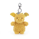 Jellycat Little Dragon Bag Charm front view