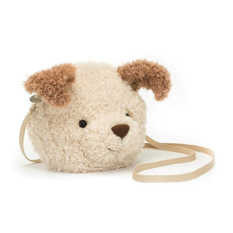 Jellycat Little Pup Bag front side view