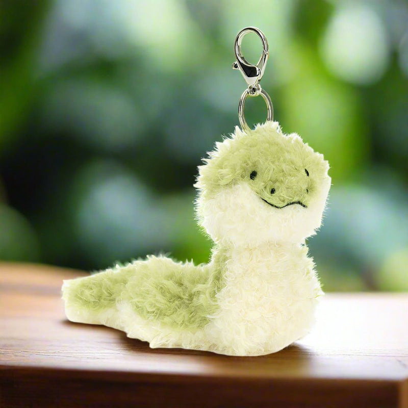 Bag Charm fluffy snake