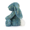 Jellycat Bashful Luxe Bunny Azure Original  side view