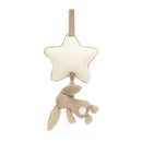 Bashful Beige Bunny Music Pull