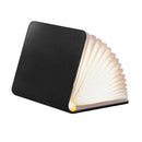 Black Leather Mini Book Light open