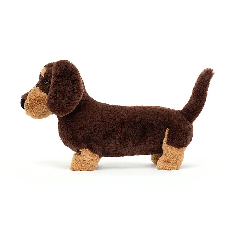 Jellycat Otto Sausage Dog side view 1