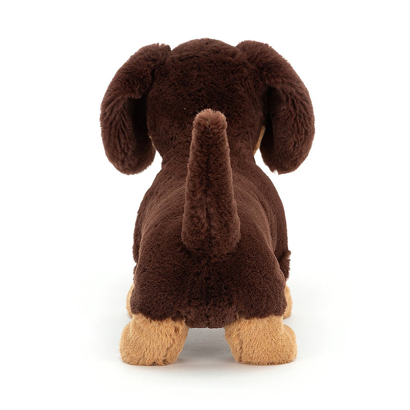 Jellycat Otto Sausage Dog rear view