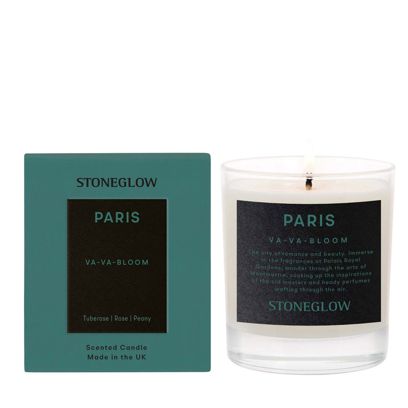 Paris Va Va Bloom Scented Candle by Stoneglow