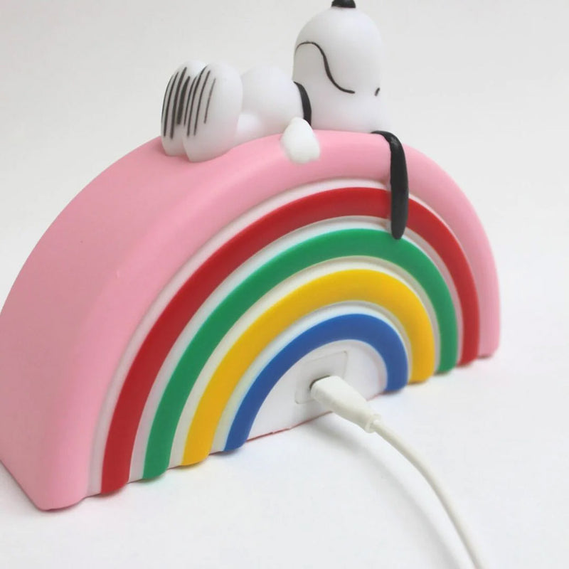 Snoopy Rainbow Mini Led Light showing cable connection