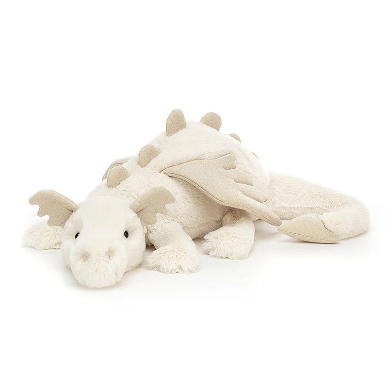 Jellycat Snow Dragon Huge front view