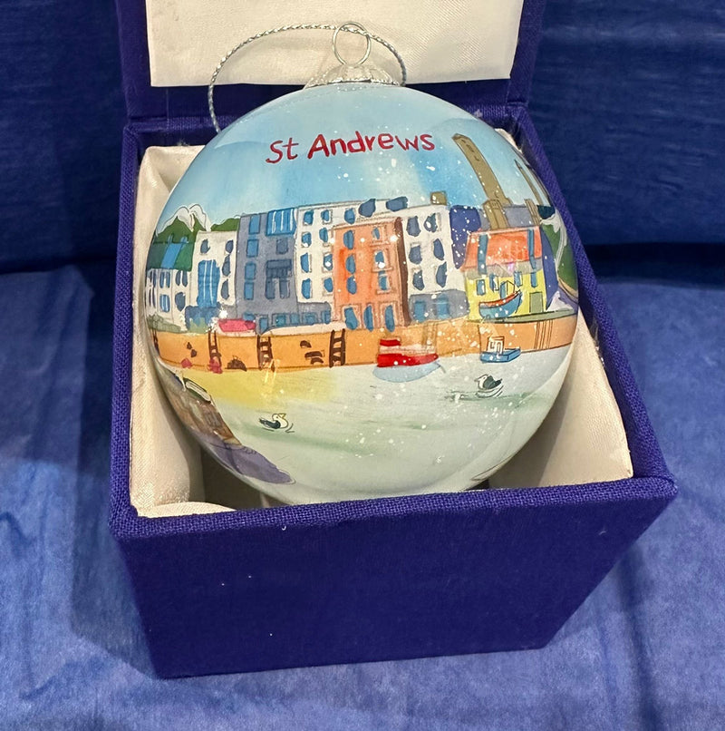 St Andrews Hand Painted Bauble