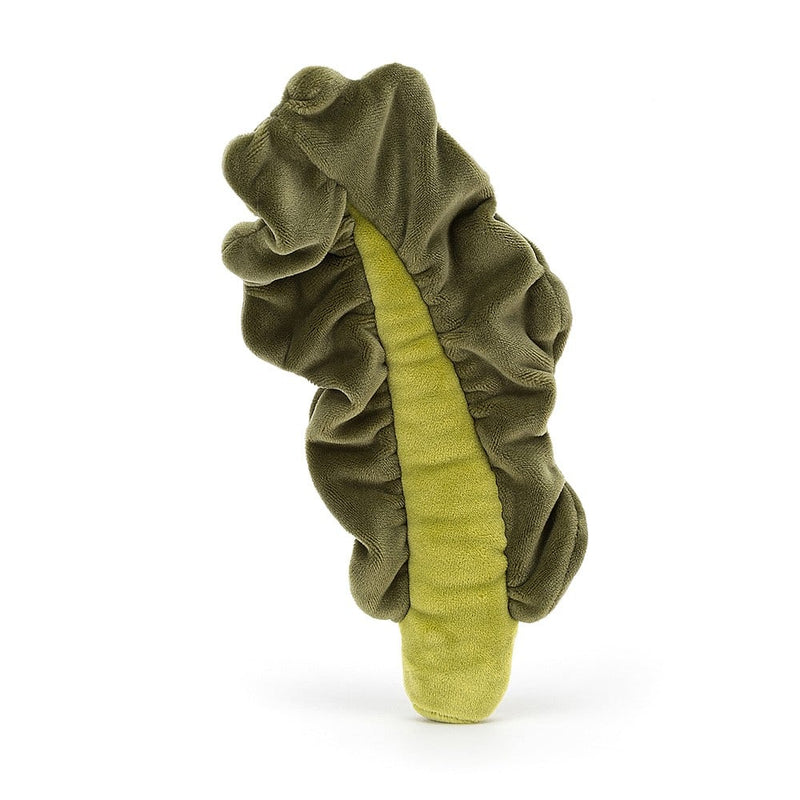 Jellycat Vivacious Vegetable Kale Leaf rear view