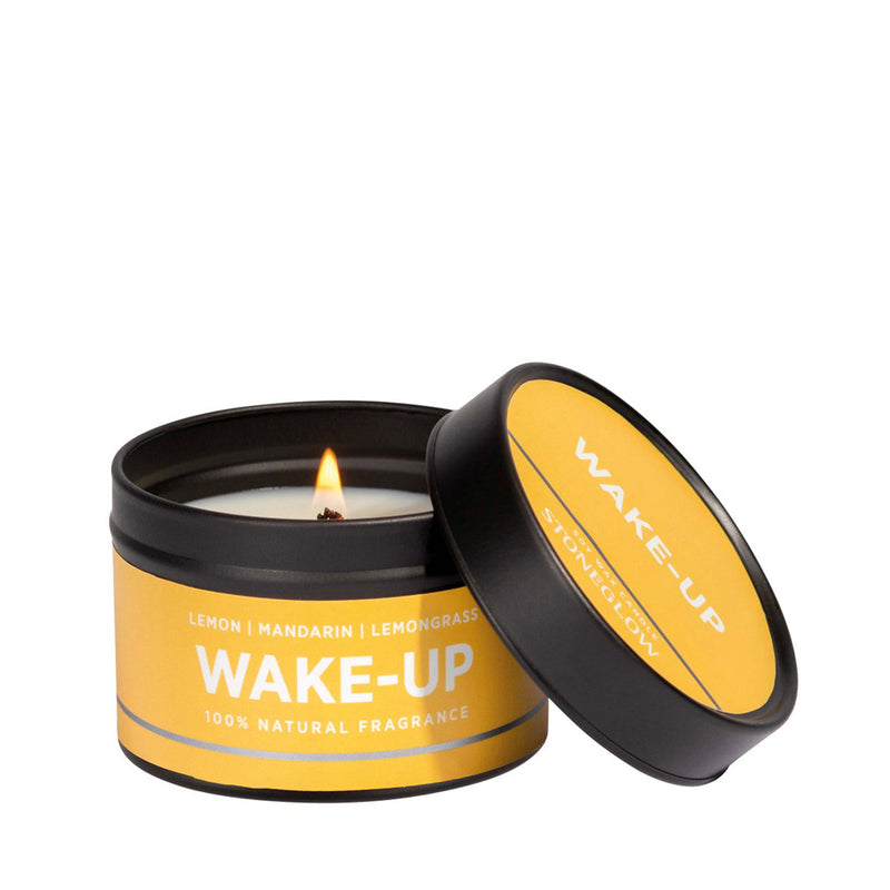 Wellbeing Wake Up Scented Candle Tin