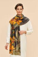 Botany Charcoal Wool Scarf