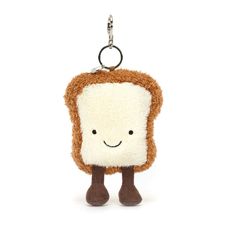 Jellycat Amuseable Toast Bag Charm front view