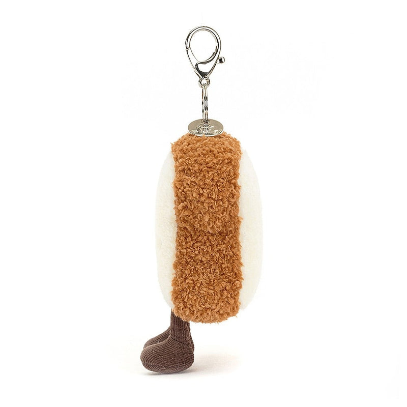Jellycat Amuseable Toast Bag Charm side view