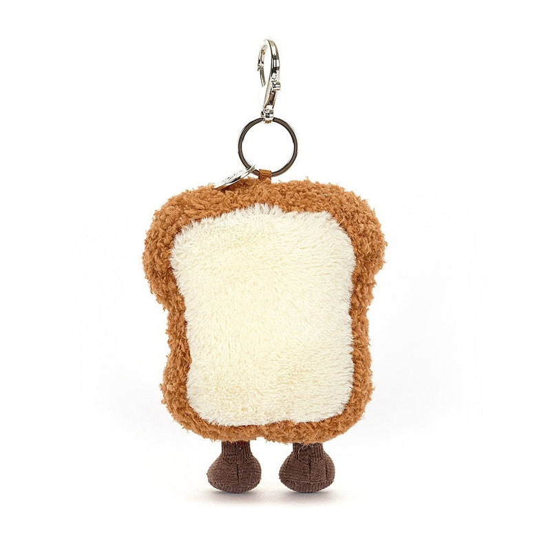 Jellycat Amuseable Toast Bag Charm  rear view