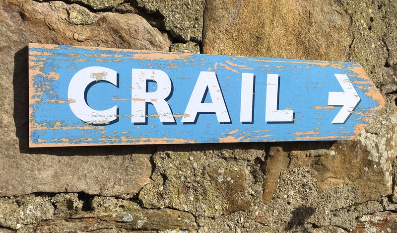 Crail Wall Plaque, Blue