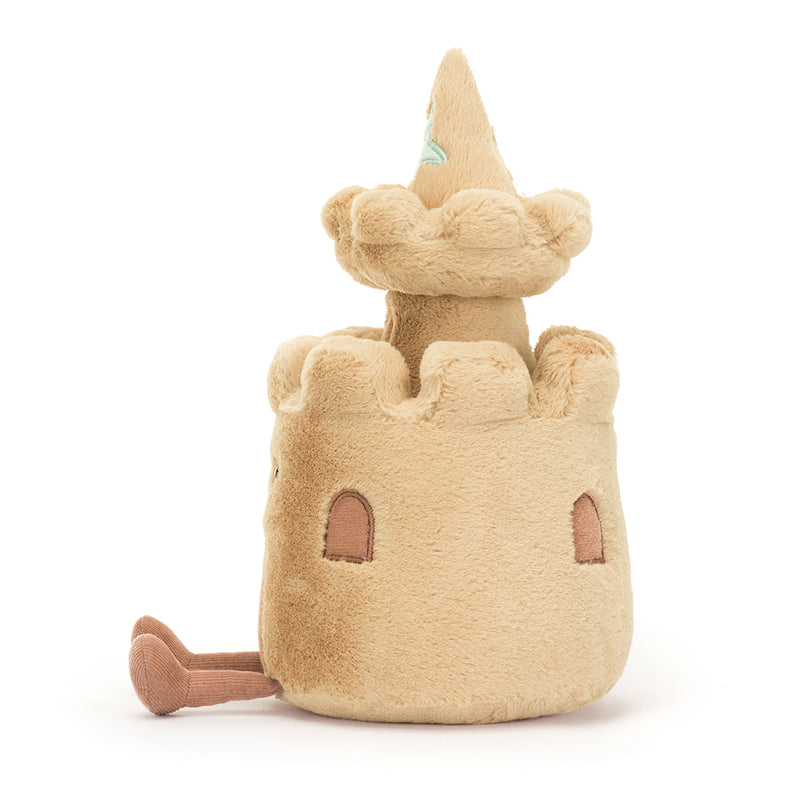 Amuseable Sandcastle by Jellycat side view