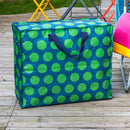 Green On Blue Spotlight Jumbo Storage Bag