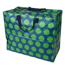 Green On Blue Spotlight Jumbo Storage Bag