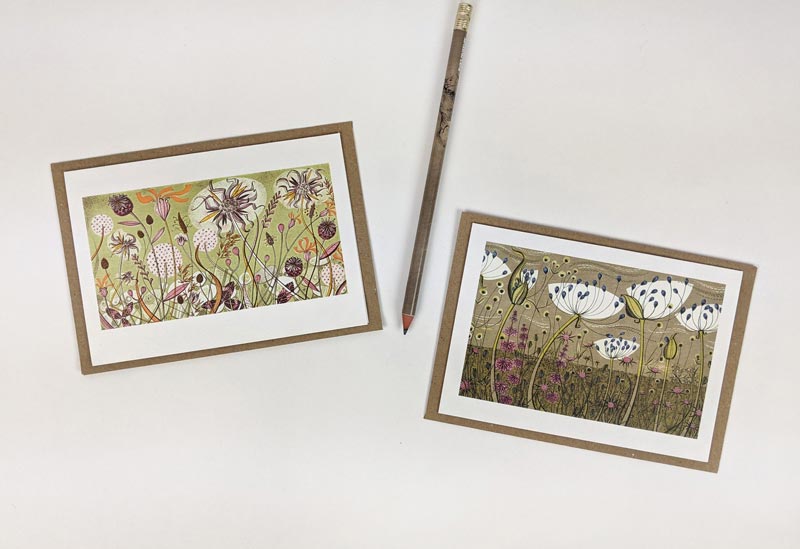 Note Card Pack Agapanthus and Autumn Spey