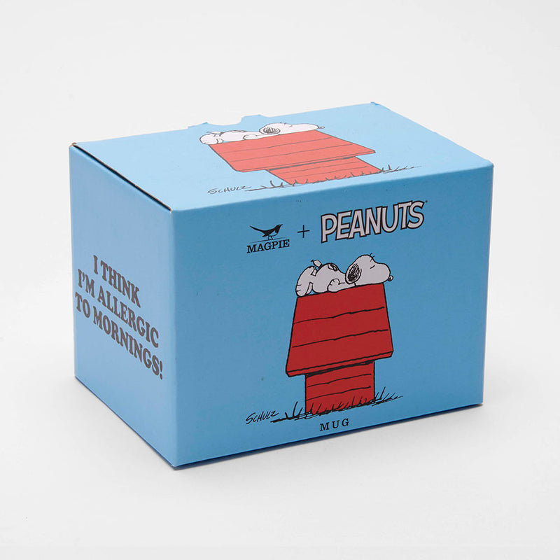 Peanuts Allergic To Morning Mug Gift Packaging