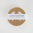 Cork Coaster Set - Crab
