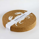Cork Placemat Set - Crab